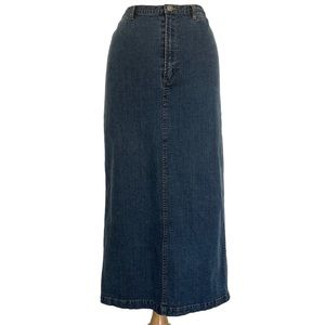 Chico’s | Denim Jean Midi Skirt